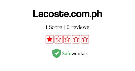 lacoste philippines scam